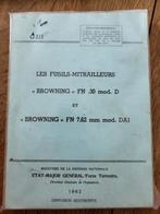 De FN.30 en FN 7.62 machinepistolen, Ophalen of Verzenden, Landmacht, Boek of Tijdschrift