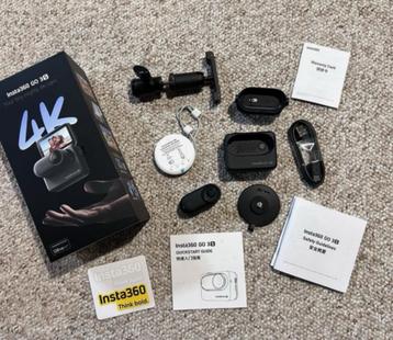 Caméra d'action Insta360 Go 3S (128 Go) noire, Enlèvement ou Envoi, Comme neuf