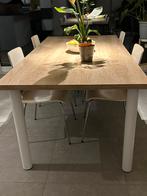 Tafel en 4 stoelen, Huis en Inrichting, Tafels | Eettafels, Ophalen, Zo goed als nieuw