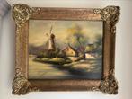 Oud Schilderij op doek, klassiek, gesigneerd M. Douven, Antiek en Kunst, Ophalen