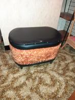 Vintage poef met opbergvak, Ophalen