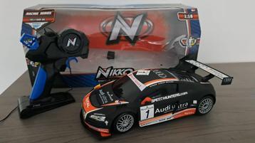Nikko RC auto Audi R8, Enlèvement ou Envoi, Comme neuf, Échelle 1:16