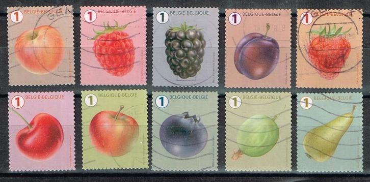 Timbres de Belgique - K 4910 - fruits, Timbres & Monnaies, Timbres | Europe | Belgique, Affranchi, Timbre-poste, Avec timbre, Envoi