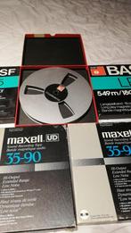 lot basf tape en maxell tape en metal spoel, TV, Hi-fi & Vidéo, Enregistreurs audio, Magnétophone, Enlèvement ou Envoi