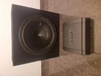Hertz Subwoofer met versterker, Ophalen, Zo goed als nieuw