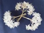 bouquet de 12 fleurs blanches 25 mm reflets muticolore, Enlèvement ou Envoi, Neuf