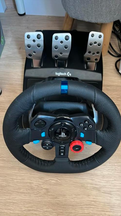Logitech G29 racestuur + peddels - NIEUW - PS4/PS5/PC, Games en Spelcomputers, Spelcomputers | Sony Consoles | Accessoires, Zo goed als nieuw