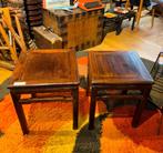Paire de bout de canapé , bois de fer, Huis en Inrichting, Zetels | Zetels, ., Ophalen of Verzenden, ., Hout