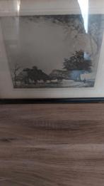 Ets. Achterbosch. Gesigneerd door Dirk Baksteen30 op 24, Ophalen