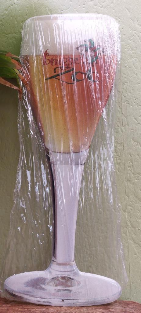 Reclamebord Brugse Zot bier (nieuw in originele verpakking), Verzamelen, Biermerken, Nieuw, Reclamebord, Plaat of Schild, Overige merken