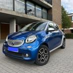 Smart Forfour Prime 0.9i - Top conditie - 2015 - 90pk, Blauw, Leder, Handgeschakeld, Particulier
