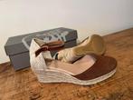 T41 espadrillesandalen, Kleding | Dames, Schoenen, Nieuw, Ophalen of Verzenden, Bruin, Espadrilles