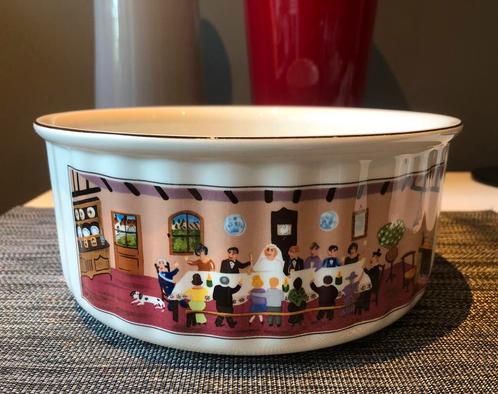 Villeroy & Boch Vilbofour Design Naif Grote Kom, Huis en Inrichting, Keuken | Servies, Gebruikt, Porselein, Ophalen of Verzenden