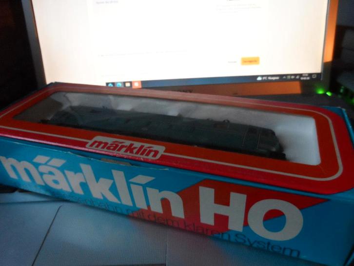 MARKLIN 3152 1605 HO SNCB/NMBS - blauw - originele doos..., Hobby en Vrije tijd, Modeltreinen | H0, Zo goed als nieuw, Locomotief