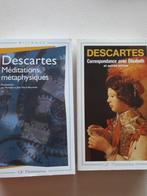 2 livres:DESCARTES:MÉDITATIONS MÉTAPHYSIQUES+CORRESPONDANCE, Livres, Philosophie, Comme neuf, Enlèvement