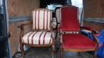zetel en stoelen, Ophalen, Gebruikt, Twee, Bruin