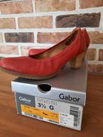 Belles chaussures rouges en cuir de Gabor, Chaussures basses, Comme neuf, Gabor, Rouge