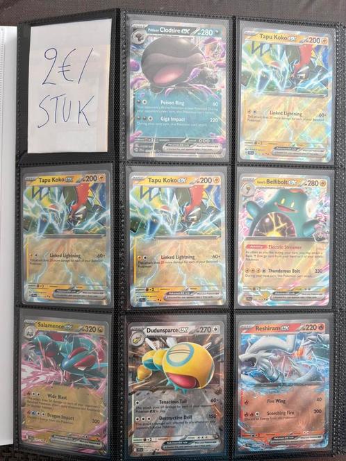 Pokémon V’s en EX kaarten - €2/stuk, Hobby en Vrije tijd, Verzamelkaartspellen | Pokémon, Ophalen of Verzenden