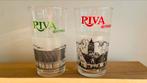 Riva frisdrank 2 glazen jaren 60 Veltem & ‘t Putje Brugge, Ophalen of Verzenden