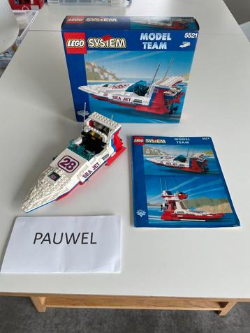Lego set 5521 Sea Jet met doos en boekje beschikbaar voor biedingen