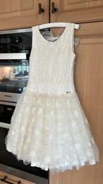 Communie - bruidsmeisjes kleed, 6 jaar, Ophalen of Verzenden, Zo goed als nieuw, Wit, Bruidsmeisjeskleding