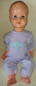 Drei-M Drei M verzamelpop uit de jaren 50 63 cm, Verzamelen, Poppen, Ophalen of Verzenden, Gebruikt, Pop