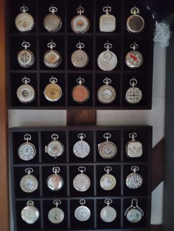 Prachtige collectie zakhorloges verkopen beschikbaar voor biedingen