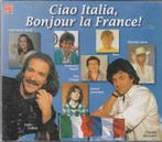 Ciao Italia, Bonjour la France op dubbel CD, Cd's en Dvd's, Verzenden, Pop