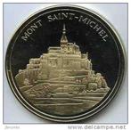Munt plaque Mont -Saint- Michel, Timbres & Monnaies, Pièces & Médailles, Autres matériaux, Enlèvement ou Envoi
