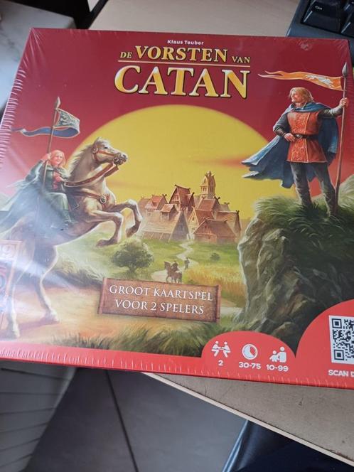 de vorsten van catan kaartspel en dobbelspel, Hobby en Vrije tijd, Gezelschapsspellen | Kaartspellen, Zo goed als nieuw, Ophalen of Verzenden