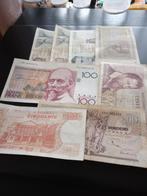 Kaartjes België 3x100fr1x50fr-4x20 fr, Postzegels en Munten, Verzenden, Los biljet