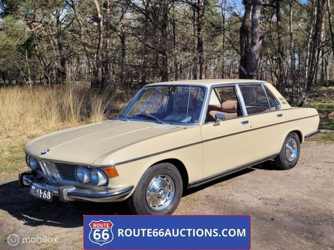 BMW E3 2500 | 1969 | Route 66 Auctions, Autos, Oldtimers & Ancêtres, Entreprise, Achat, BMW, Essence, Autre carrosserie, Boîte manuelle
