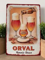 Metalen reclamebord Orval, Verzamelen, Ophalen of Verzenden