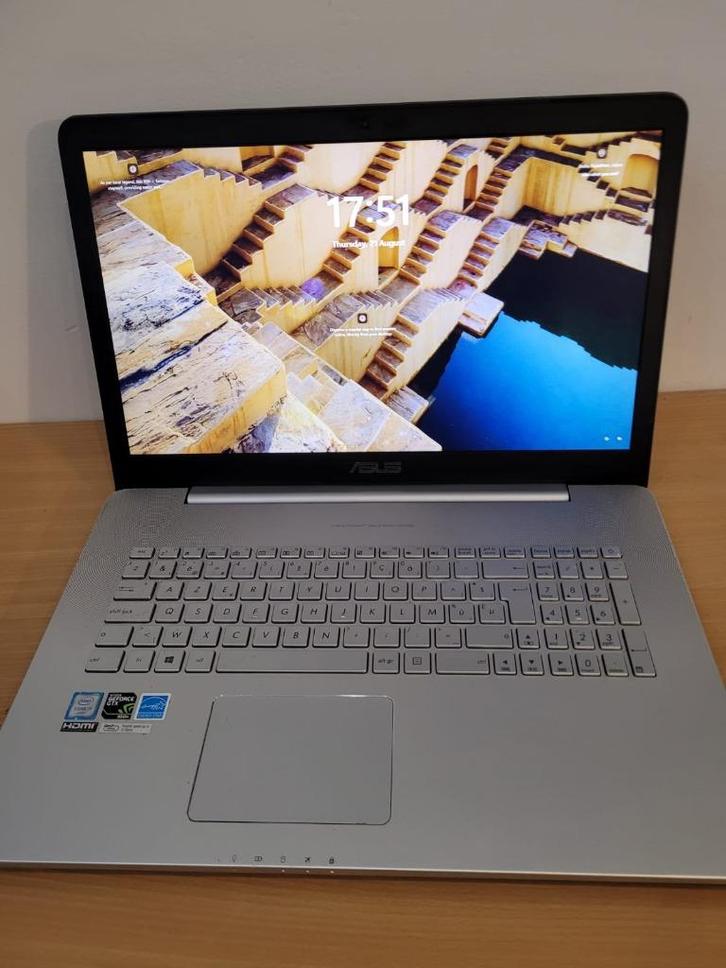 ASUS Vivobook Pro-laptop, Computers en Software, Windows Laptops, Zo goed als nieuw, 17 inch of meer, HDD, 2 tot 3 Ghz, 32 GB