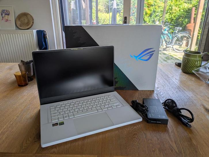 Asus ROG zephyrus G15 GA503RM, gaming laptop, wit, azerty, Computers en Software, Overige Computers en Software, Zo goed als nieuw
