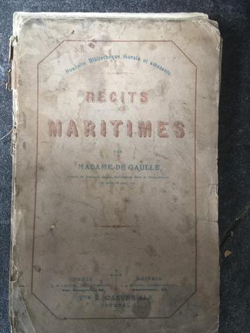 Récits maritimes par madame de Gaulle - 1870 beschikbaar voor biedingen