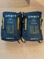 Kiteset north orbit ultra 6.6m/8.1m aluula, Watersport en Boten, Kitesurfen, Geen board, Ophalen of Verzenden, Zo goed als nieuw