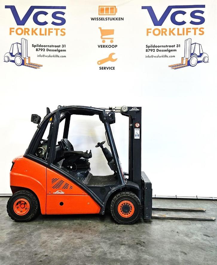 Linde LPG heftruck 2.5Ton Sideshift vorkenversteller, Zakelijke goederen, Machines en Bouw | Heftrucks en Intern transport, Heftruck