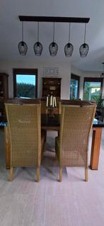 4 of 6 stoelen Loom, Cuir, Comme neuf, Brun, Enlèvement