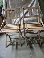 2 houten mini-stoeltjes, Ophalen, Zo goed als nieuw, Hout