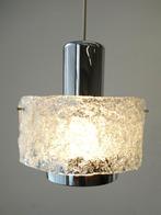 Vintage Hillebrand iceglass hanglamp Mid-Century chroom, Maison & Meubles, Accessoires pour la Maison | Autre, Vintage Mid-Century Hollywood Regency lamp design