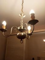 Hangluster perfecte staat, 3 armen, lampen kaarsmodel, Ophalen of Verzenden