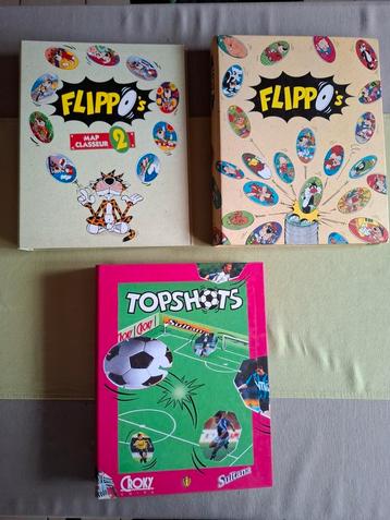 Collectie van 2x Flippo mappen + topshots beschikbaar voor biedingen