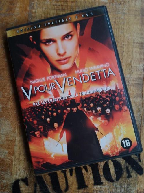 Coffret 2xDVD V pour VENDETTA FR+GB Subt.NL+GB+FR Edition SP, CD & DVD, DVD | Thrillers & Policiers, Comme neuf, Thriller d'action