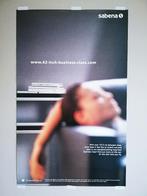 Affiche Sabena Qualiflyer Group QG-L4 1990 femme salon, Neuf, Rectangulaire vertical, Affiche ou Poster pour porte ou plus grand