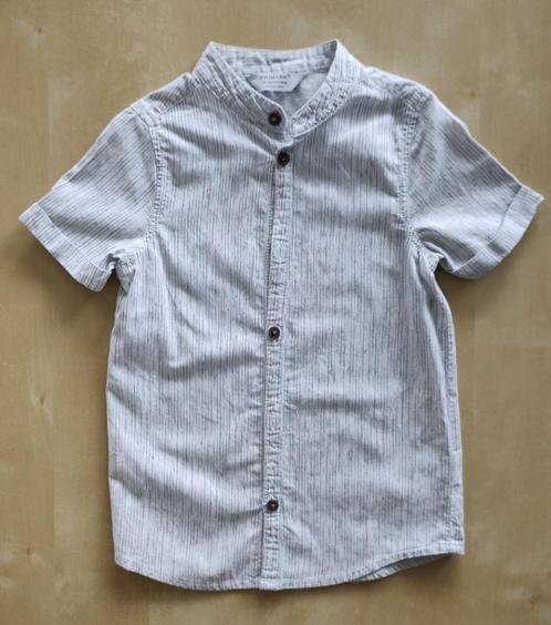 Mooi wit hemd korte mouw, maat 98, Kinderen en Baby's, Kinderkleding | Maat 98, Zo goed als nieuw, Jongen, Overhemd of Blouse