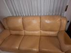 3 zit zetel, Huis en Inrichting, Zetels | Zetels, Ophalen, Driepersoons, Leer, Zo goed als nieuw