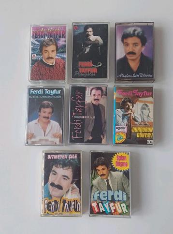 Ferdi Tayfur Kasetleri, Turkse audiocassettes, €20 per stuk beschikbaar voor biedingen