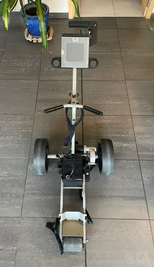 Elektrische golftrolley + batterij + oplader, Sport en Fitness, Golf, Gebruikt, Overige typen, Overige merken, Ophalen