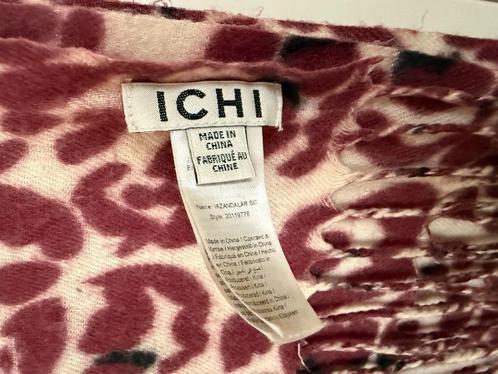 Écharpe neuve ICHI - Motif léopard bordeaux et beige, Kleding | Dames, Mutsen, Sjaals en Handschoenen, Zo goed als nieuw, Sjaal